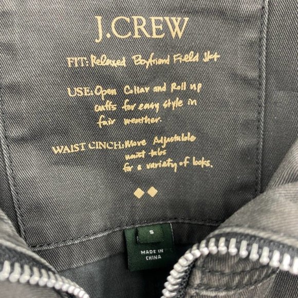 J. Crew Relaxed Belted Boyfriend Field Jacket - Picture 8 of 8